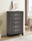 31" Bedroom Chest with 5 Drawers for Storage
