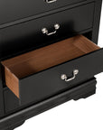 Transitional 5-Drawer Dresser Chest with Classic Bracket Feet