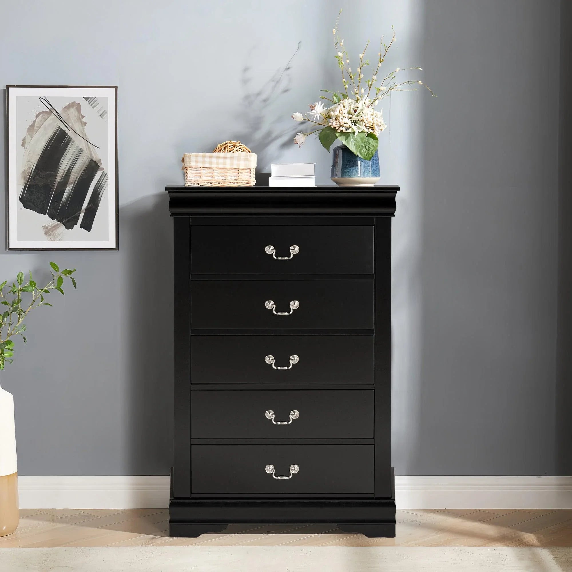 5 foot long dresser Parrot Uncle Transitional 5-Drawer 31.5-Inch Wide Chest of Drawers with Bracket Feet White Indian 100% Cotton Long 5 large drawers are Size:2X-Large (Neck 18-18½ Sleeves 36/37) wedding dresses 2020