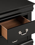 Louis Philippe Style Wood Nightstand