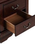 Louis Philippe Style Wood Nightstand