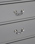 Transitional 5-Drawer Dresser Chest with Classic Bracket Feet