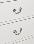Transitional 5-Drawer Dresser Chest with Classic Bracket Feet