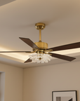 52" Rory Modern Downrod Mount Ceiling Fan