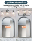 Hermosa 3-Light Modern Bathroom Vanity Light - IPLUS Lighting