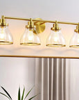 Hermosa 4-Light Modern Bathroom Vanity Light - IPLUS Lighting