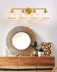 Hermosa 4-Light Modern Bathroom Vanity Light