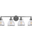 Hermosa 4-Light Modern Bathroom Vanity Light