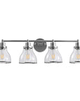 Hermosa 4-Light Modern Bathroom Vanity Light - IPLUS Lighting