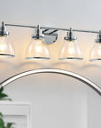 Hermosa 4-Light Modern Bathroom Vanity Light - IPLUS Lighting