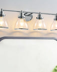 Hermosa 4-Light Modern Bathroom Vanity Light