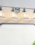 Hermosa 4-Light Modern Bathroom Vanity Light - IPLUS Lighting