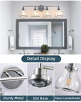 Hermosa 4-Light Modern Bathroom Vanity Light