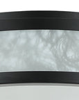 16 Inch Modern 3-Light Black Flush Mount Light - IPLUS Lighting