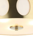 Modern Golden 14 Inch 3-Light Flush Mount Light - IPLUS Lighting