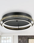 Farmhouse 18 Inch Round LED Flush Mount Light