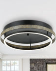 Farmhouse 18 Inch Round LED Flush Mount Light - IPLUS Lighting