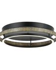 Farmhouse 18 Inch Round LED Flush Mount Light