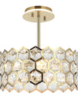 Golden Modern 13 Inch 3-Light Pendant Light