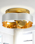 13" Golden Flush Mount Ceiling Fan