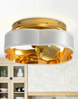 13" Golden Flush Mount Ceiling Fan