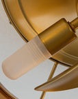 13" Golden Flush Mount Ceiling Fan