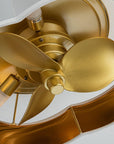13" Golden Flush Mount Ceiling Fan