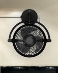 13" Industrial Bathroom Ceiling Fan with Pull Chain