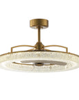 32" Andrea Golden LED Fandelier