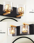 Modern Kolt 2-Light Bathroom Vanity Light - IPLUS Lighting