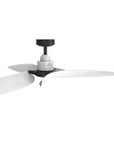 54" DC Motor 6 Speed Black Ceiling Fan