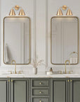 Modern Loft Lantern 2-Light Vanity Light