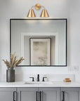 Modern Loft Lantern 2-Light Vanity Light - IPLUS Lighting
