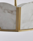 15" Lena 3-Light Semi-Flush Mount Ceiling Light