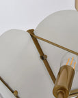 15" Lena 3-Light Semi-Flush Mount Ceiling Light