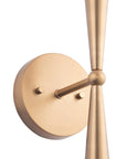 Mizu Mid Century Modern Gold 2 Light Wall Sconce - IPLUS Lighting