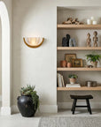 12" Mavis Golden Wall Sconce