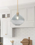 Pheobe Modern Handblown Glass 1-Light Pendant Light - IPLUS Lighting