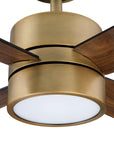 52" Bucholz Industrial Dimmable Ceiling Fan - IPLUS Lighting