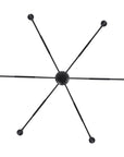 Radiant Industrial Traditional 6-Light Dimmable Chandelier