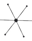 Radiant Industrial Traditional 6-Light Dimmable Chandelier - IPLUS Lighting