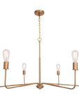 Radiant Industrial Traditional 6-Light Dimmable Chandelier - IPLUS Lighting
