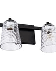 Radiance Modern 2-Light Brushed Nickel Dimmable Vanity Light - IPLUS Lighting
