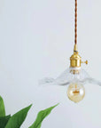 Retro Flower Glass Pendant Light | 3CARATS - IPLUS Lighting