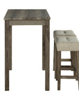 Traditional 3-Piece Breakfast Dining Set for Small Spaces