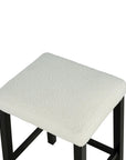 36" Contemporary Dining Table Set with High Gloss Finish and USB Charging