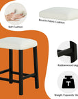 36" Contemporary Dining Table Set with High Gloss Finish and USB Charging
