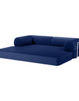 79" Modern Corduroy Sofa Bed with Supportive Lumbar Pillow