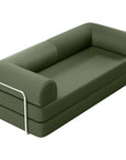 79" Modern Corduroy Sofa Bed with Supportive Lumbar Pillow