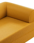 79" Modern Corduroy Sofa Bed with Supportive Lumbar Pillow